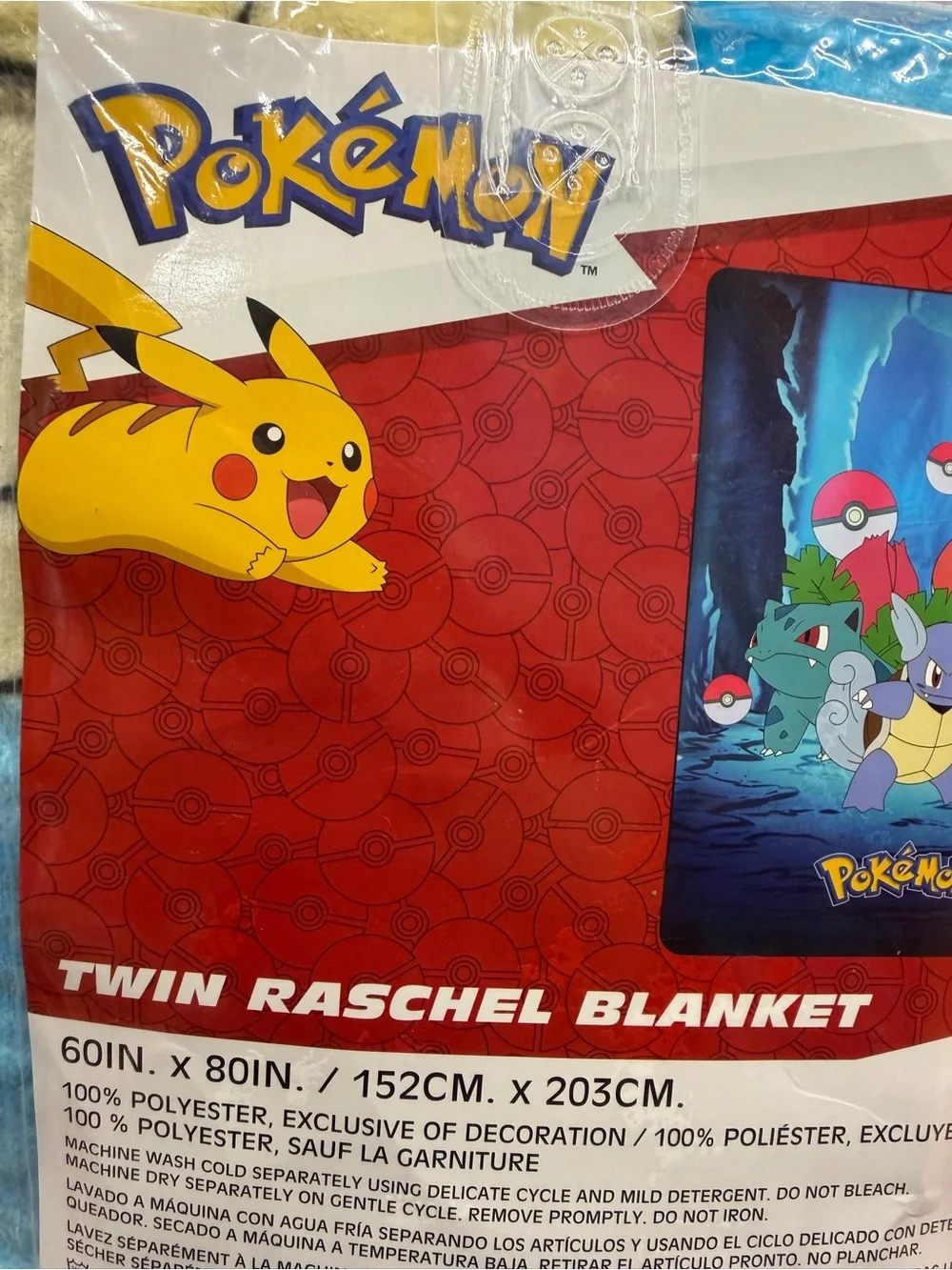 Pokémon Raschel Blanket 60 x 80 in.